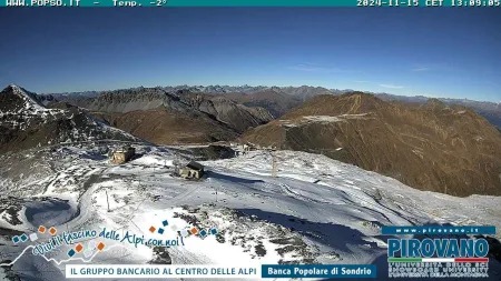 Vista sul gruppo montuoso del Silvretta nelle Alpi Retiche