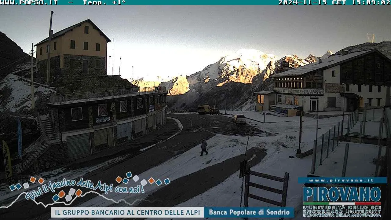 Immagine webcam Passo dello Stelvio e Ortles