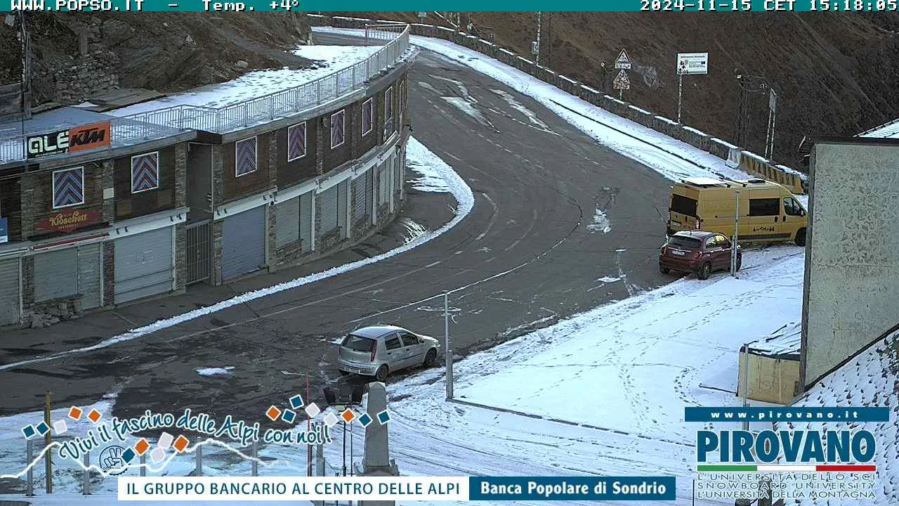 Immagine webcam Strada Statale 38 al Passo dello Stelvio