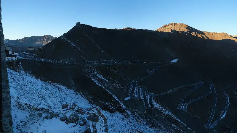 Immagine webcam Strada Stelvio versante altoatesino