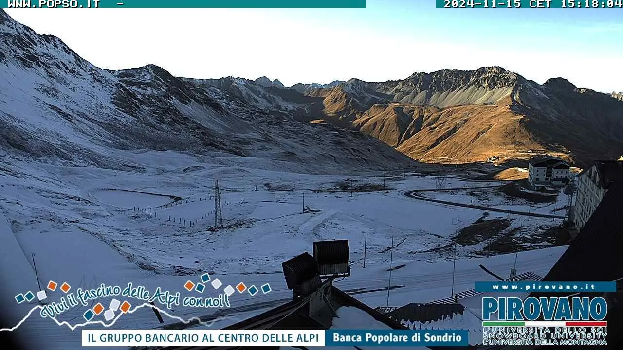 Immagine webcam della Valle del Braulio versante di Bormio